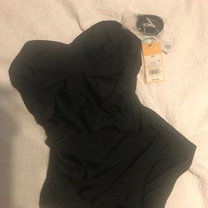 XS black women's one piece